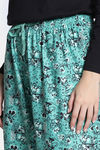 Zivame Mickey Mania Knit Poly Pyjama Set - Winter Green — thumbnail 6